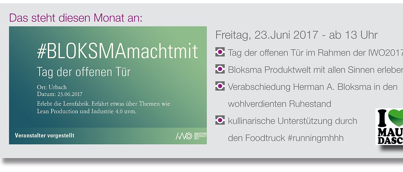 Bloksma - Tag der offenen Tür